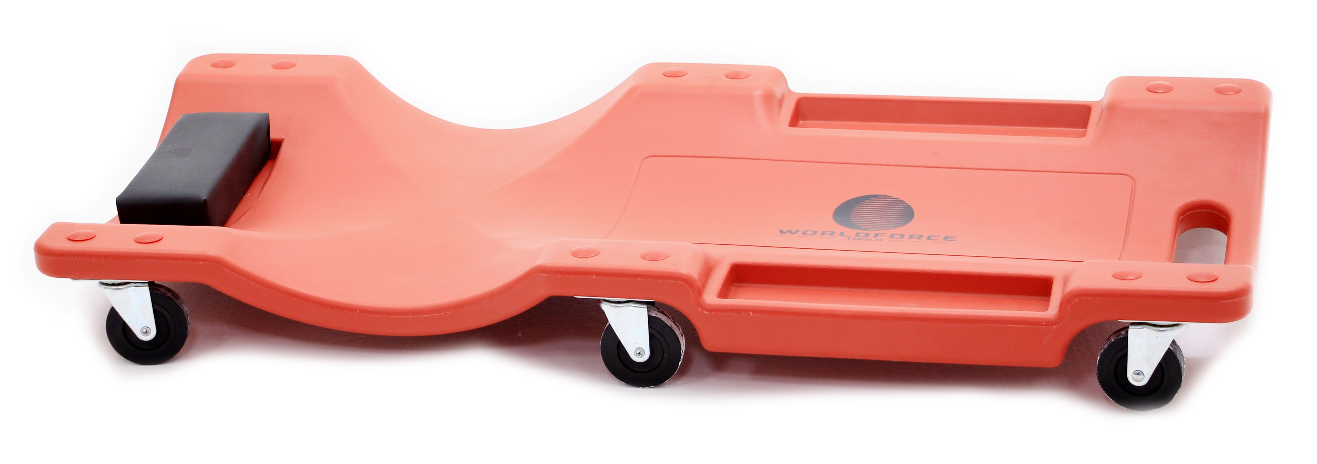 Worldforce Araç Altı Yatma Tahtası 6 Tekerlek Ebatı-930x430x90mm Kırmızı Renk