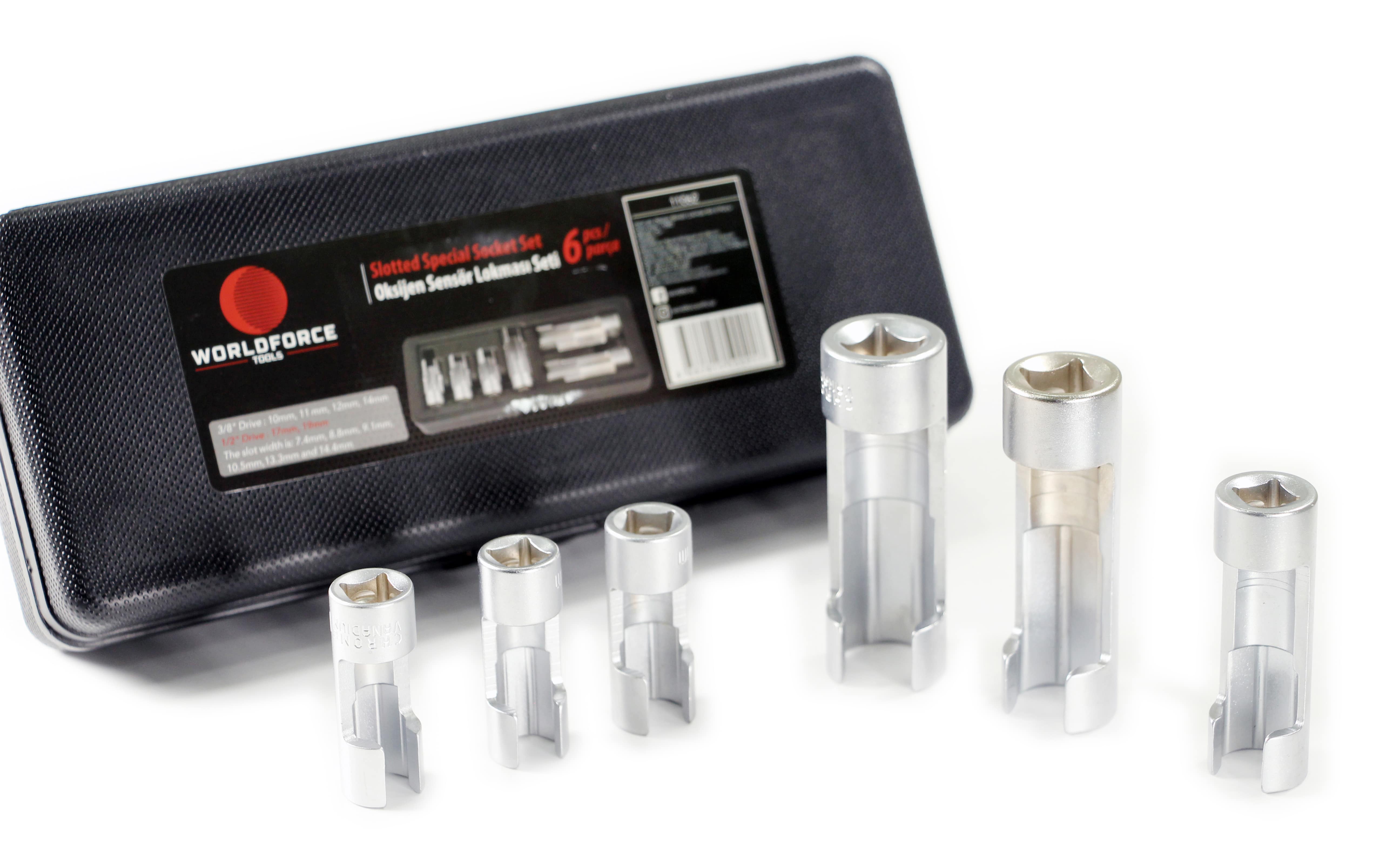 Worldforce Oksijen Sensör Lokması Seti 6 Parça 3/8'' & 1/2''