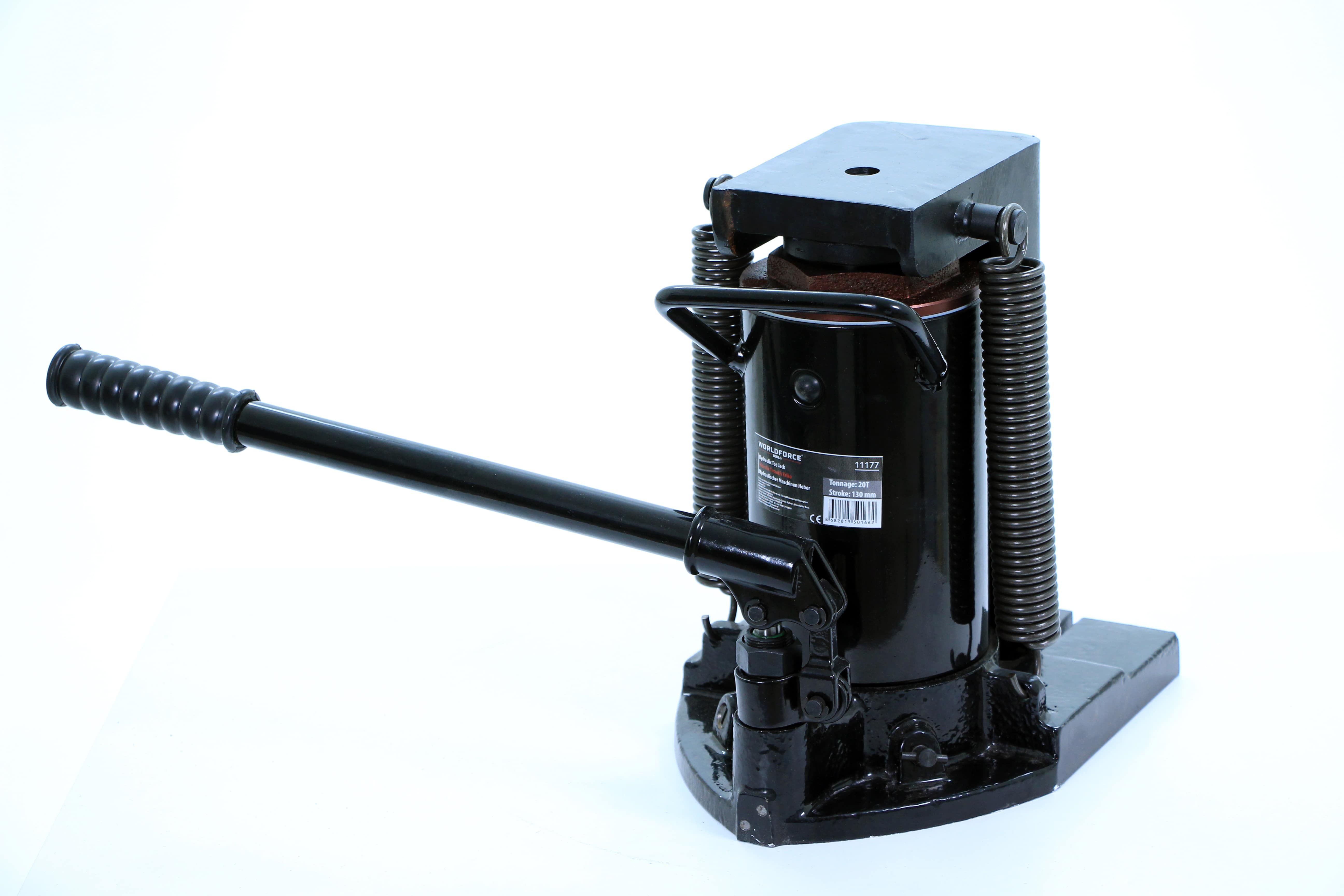 Worldforce 20 Ton Hidrolik Tırnak Kriko Strok: 130 Mm Kapalı Boyu 290 Mm Makine Krikosu