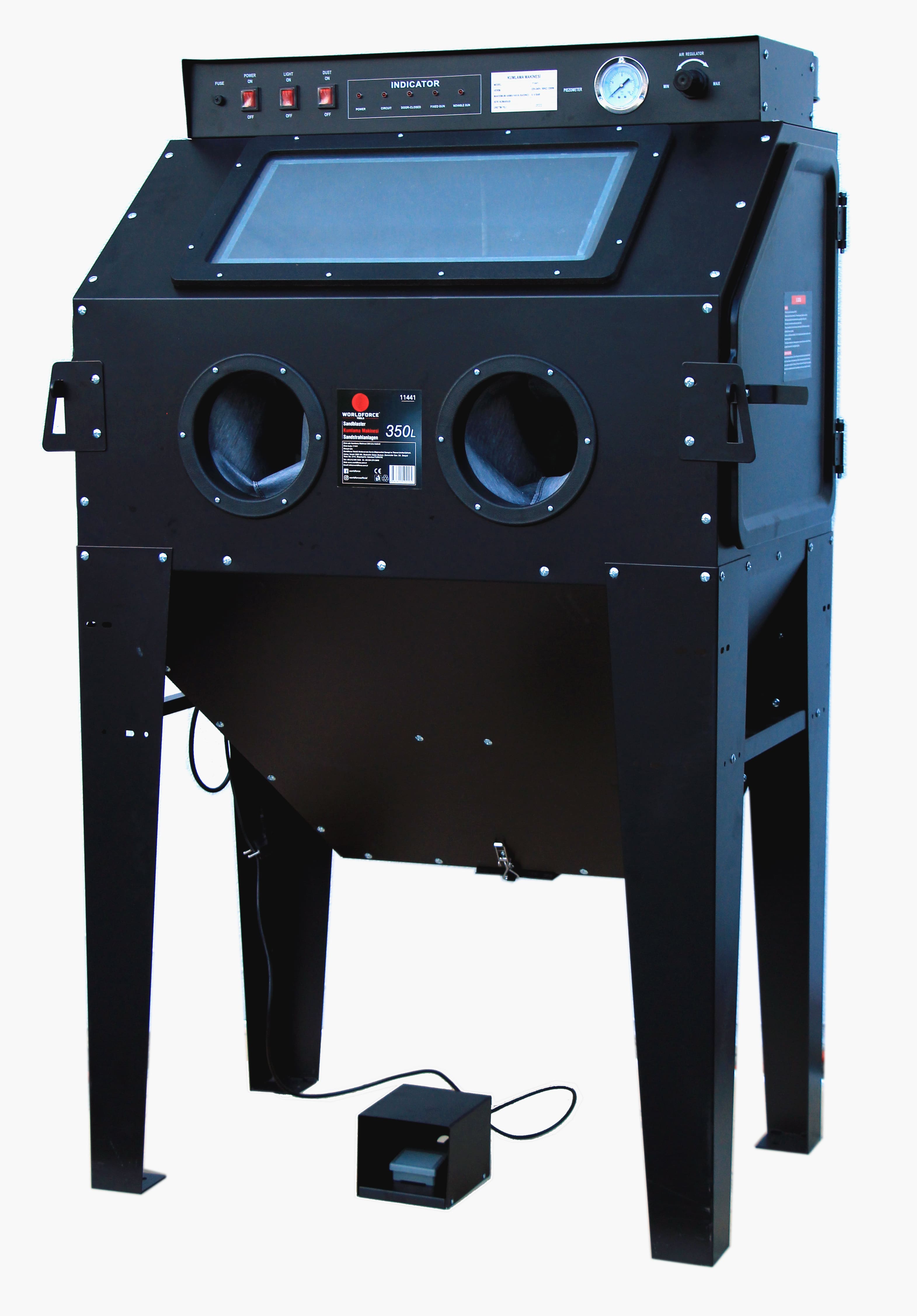 Worldforce 350 Litre Kumlama Makinesi Ful Set Profesyonel