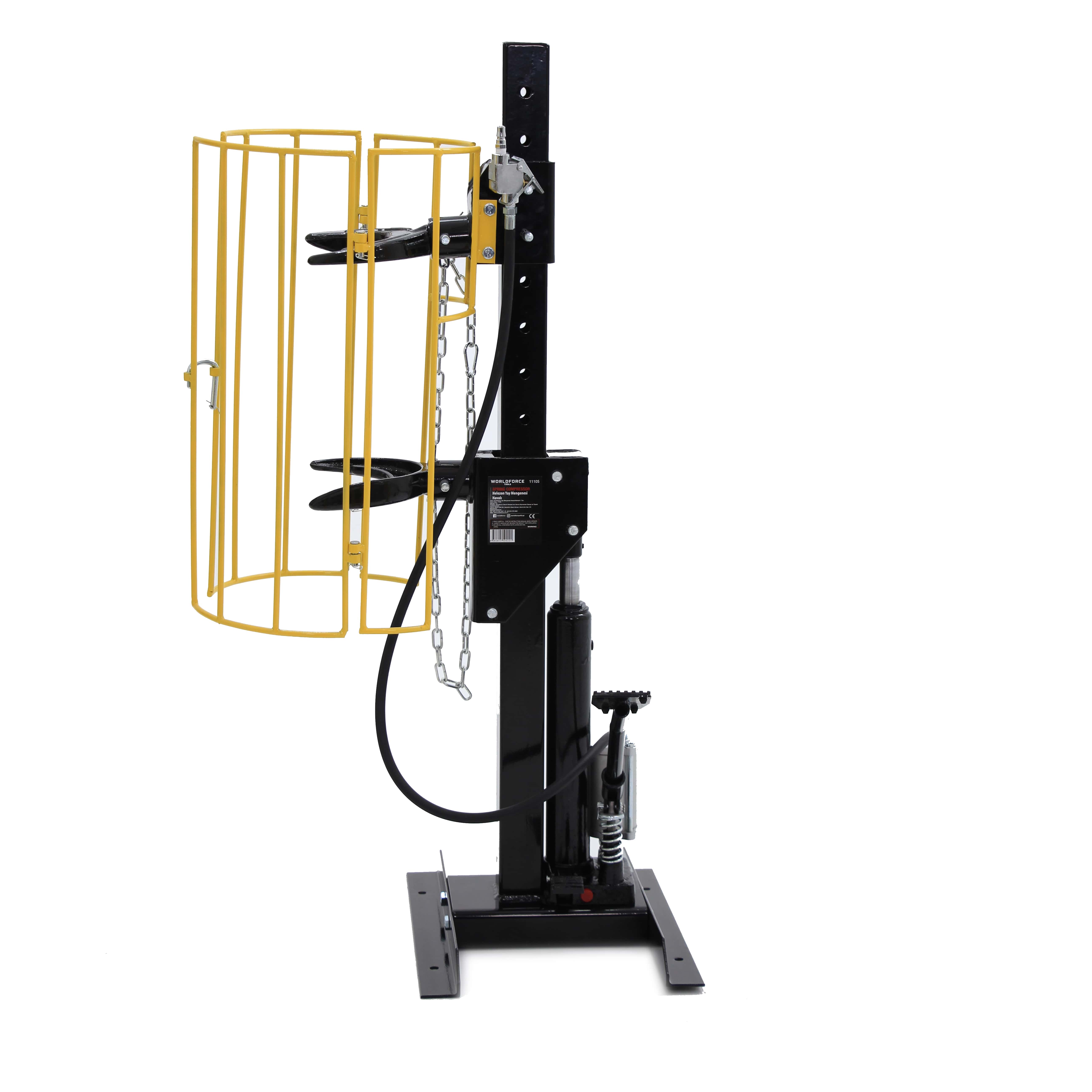 WORLDFORCE TOOLS Worldforce 1 Ton Kafesli Helezon Yay Çektirme Amortisör Gerdirme Profesyonel Servis Ekipmanı