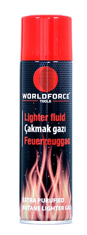  Worldforce 220 Ml Çakmak Gazı 3 Adet Doldurulabilir Çakmaklar İçin Çakmak Gazı